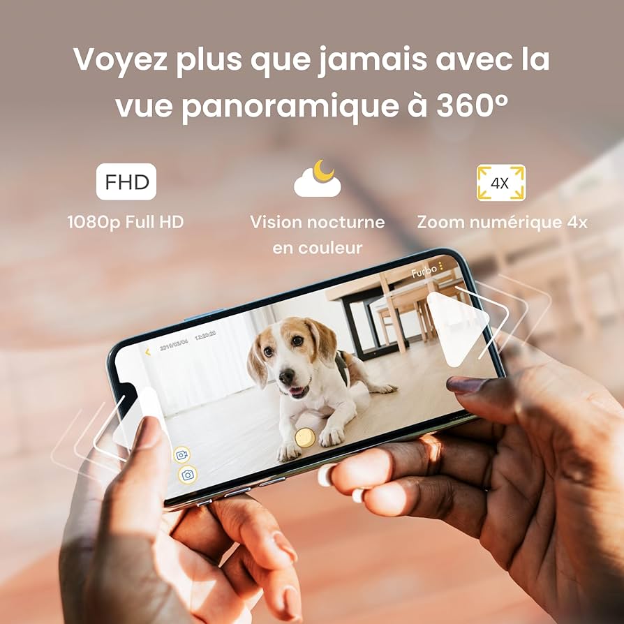 Furbo Dog Camera 360°ビュー Amazon.com: Furbo 360° Dog Camera: Pet Security Cam w